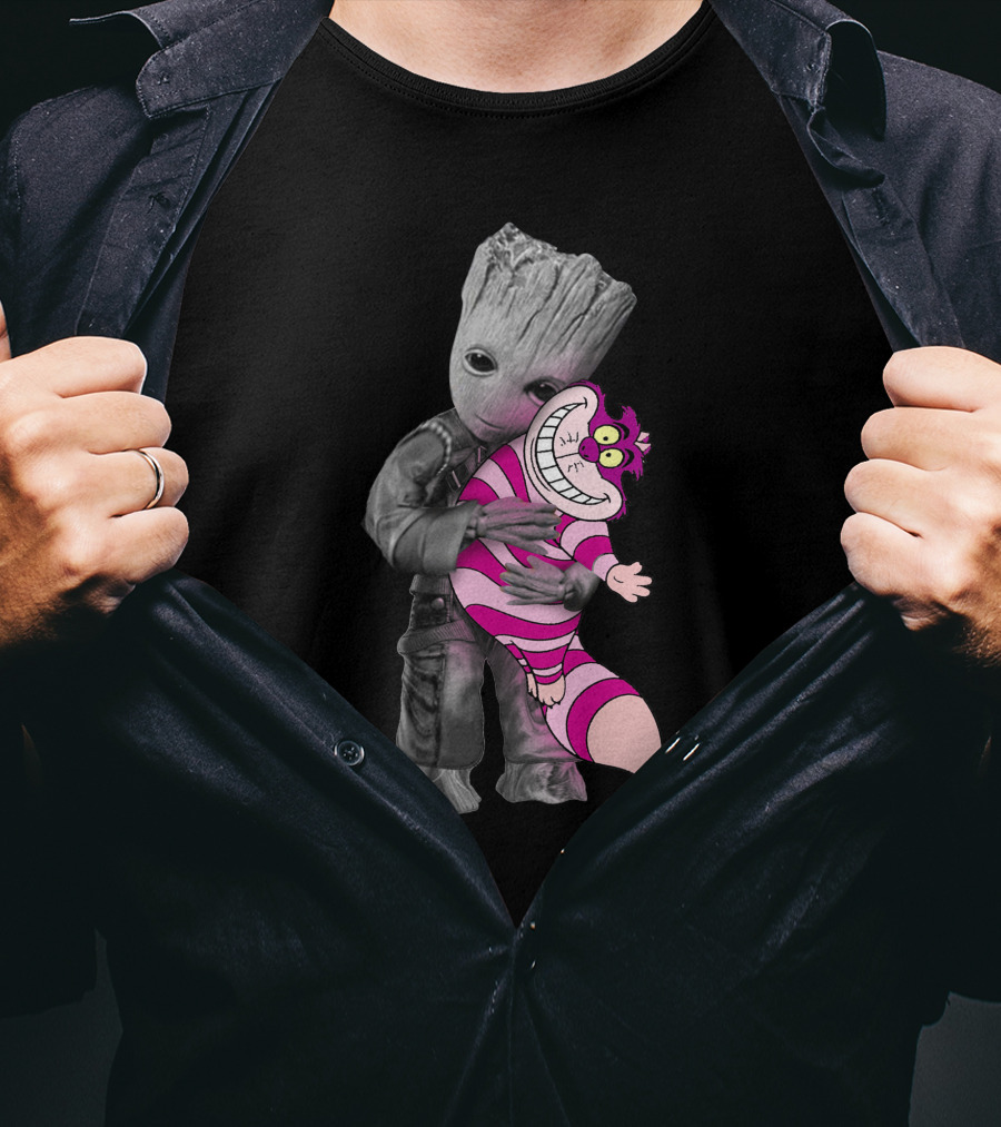 Groot Holding Cheshire Cat T-Shirt