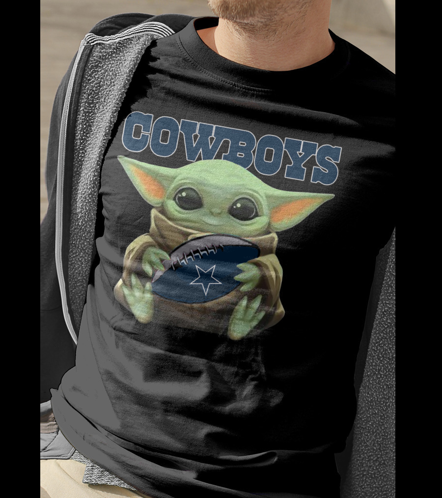 Cowboys 16 Yoda Star Wars Football T-Shirt