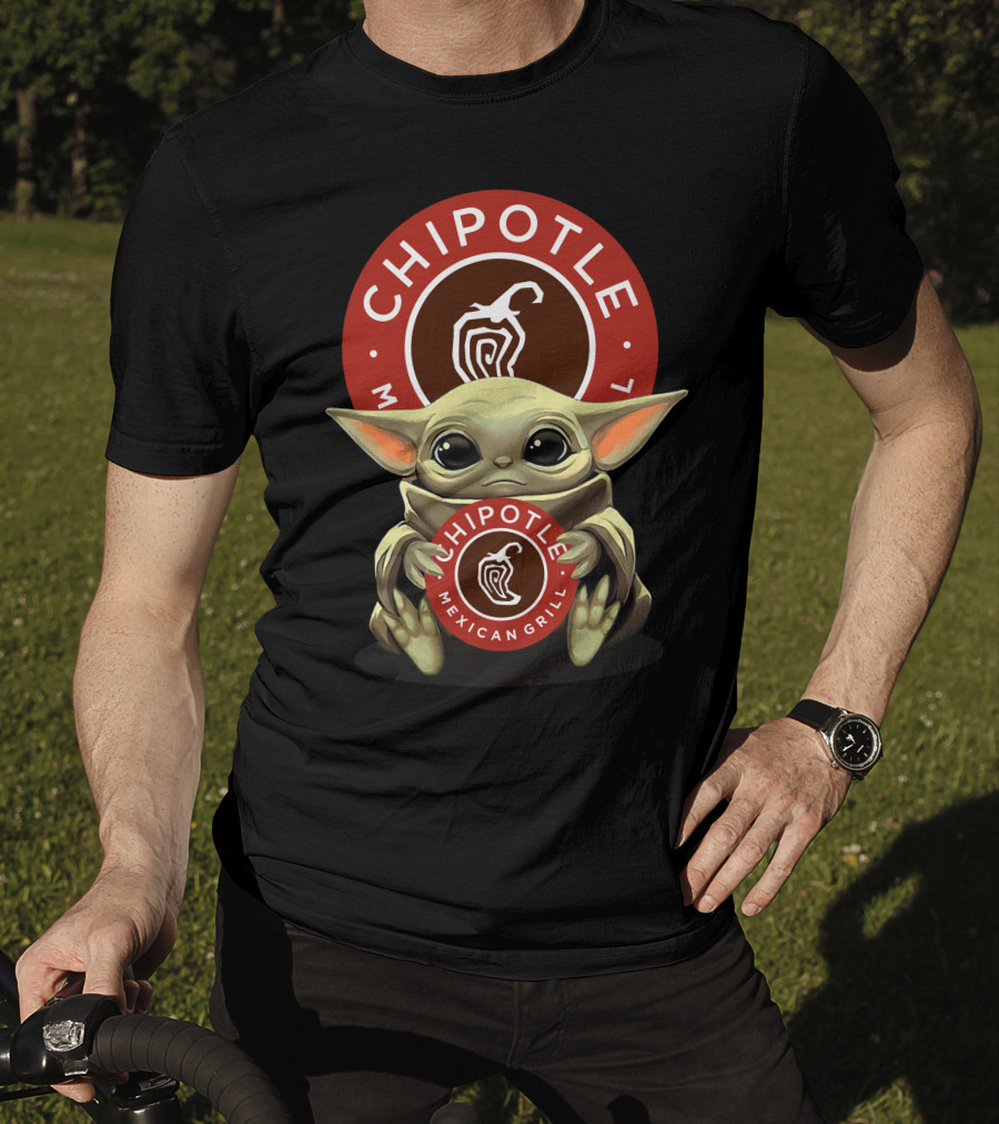 Chipotle Mexican Grill 17 Baby Yoda T-Shirt