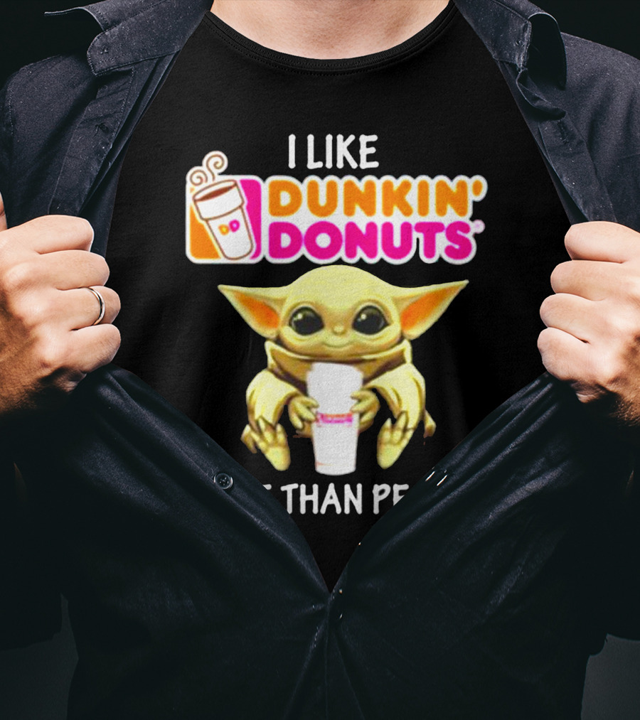 I Like Dunkin' Donuts More Than People T-Shirt