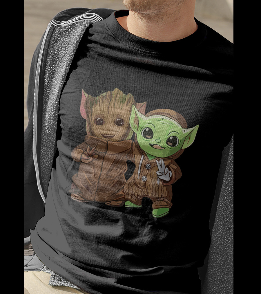 Baby Characters Peaceful Pose T-Shirt