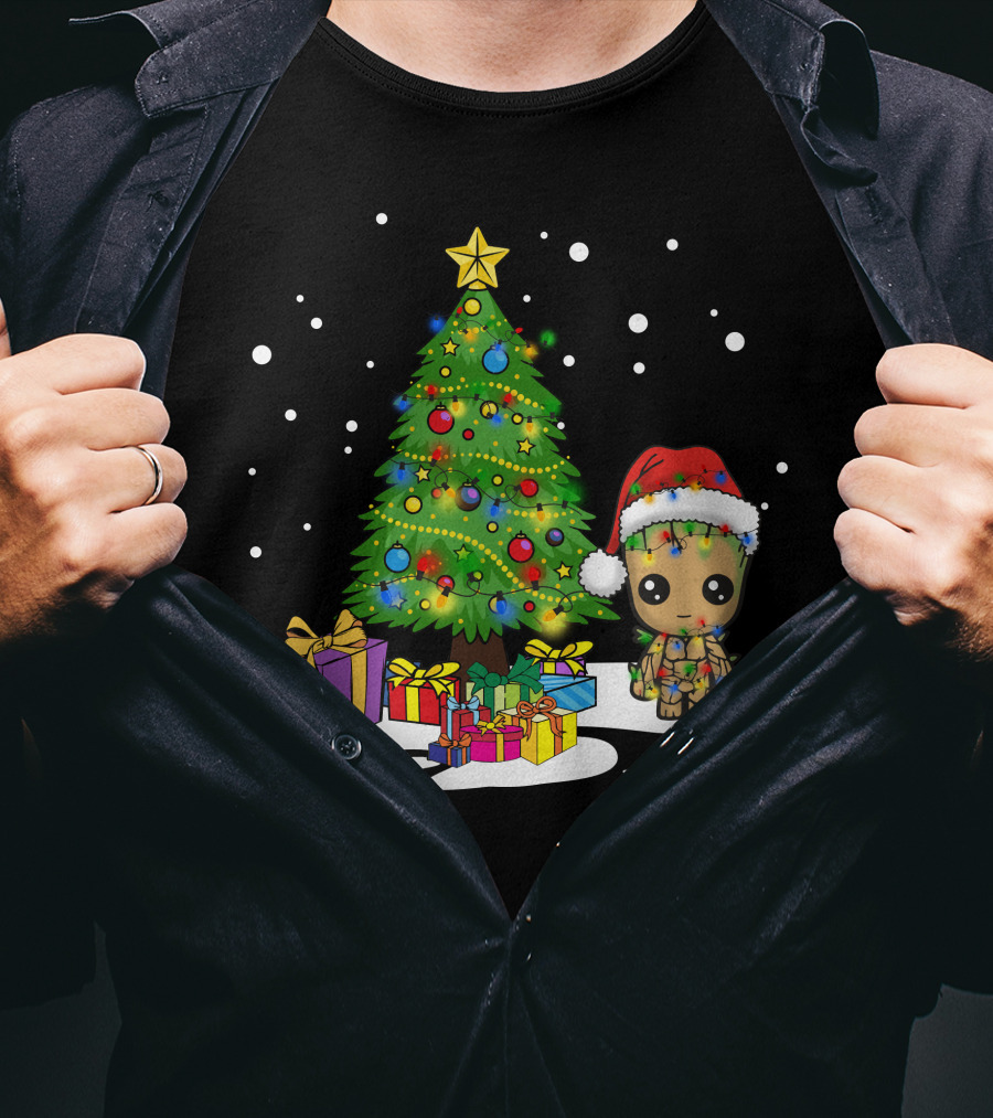 Christmas Tree Presents Fun Decoration T-Shirt