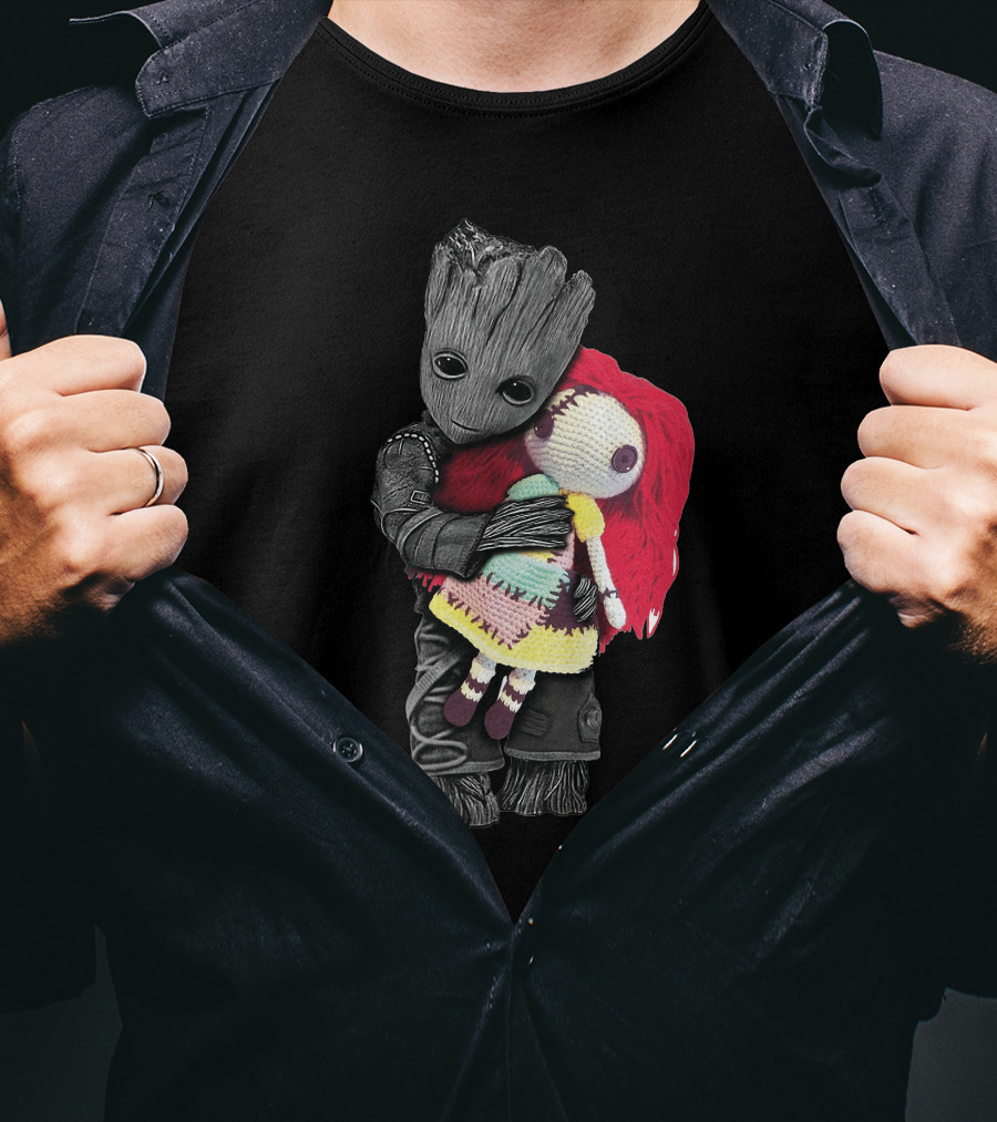 Groot Jack Sally Rug Hug T-Shirt