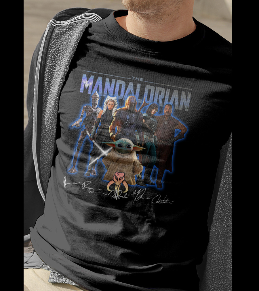 The Mandalorian Grogu Signatures T-Shirt