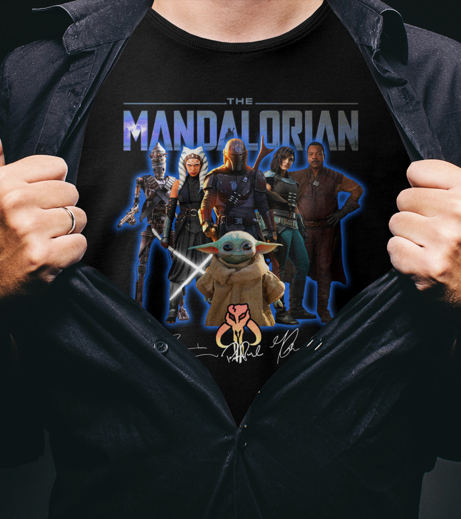 The Mandalorian Grogu Signatures T-Shirt