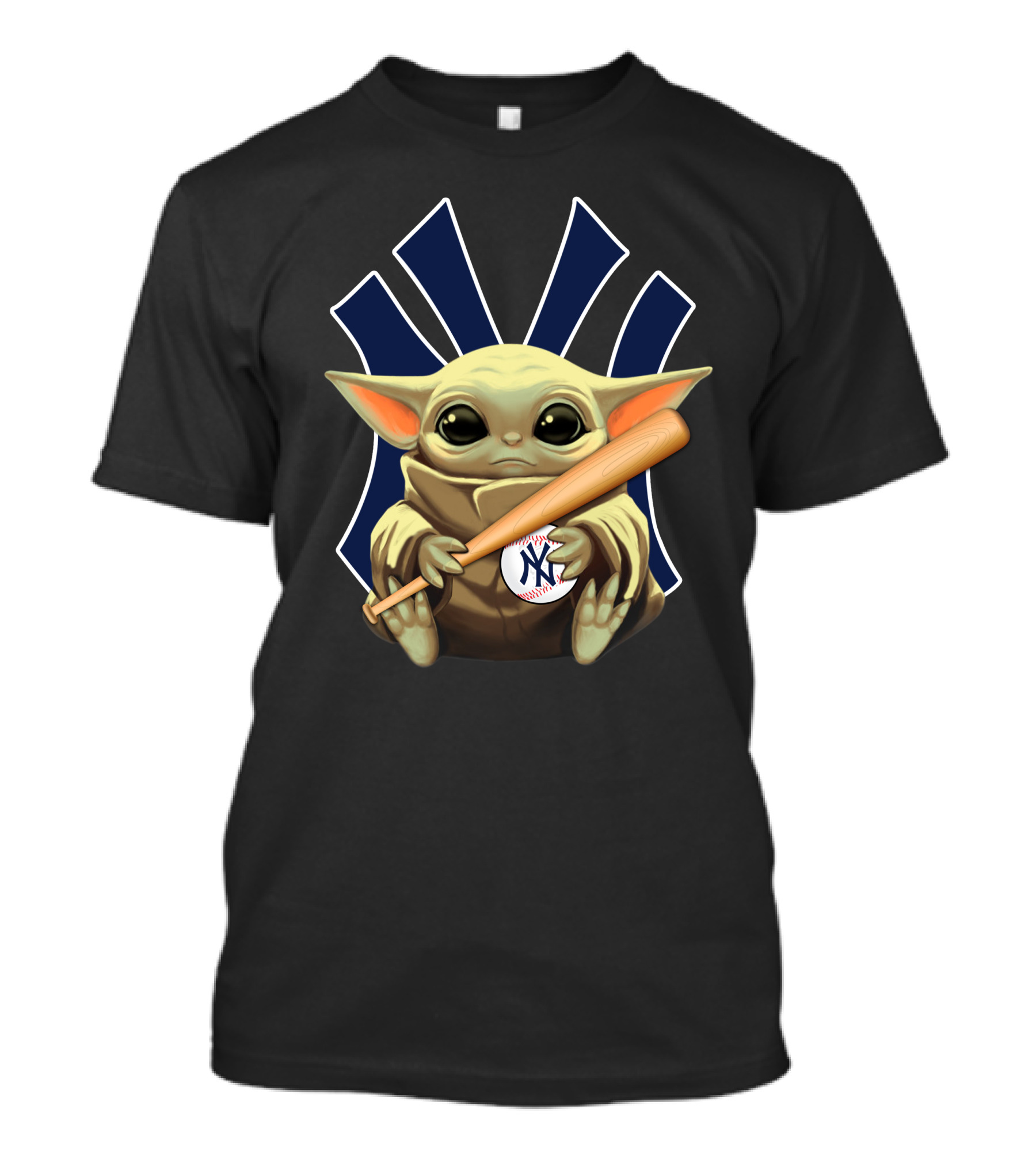 Baby Alien Baseball Team Logo Crossover T-Shirt