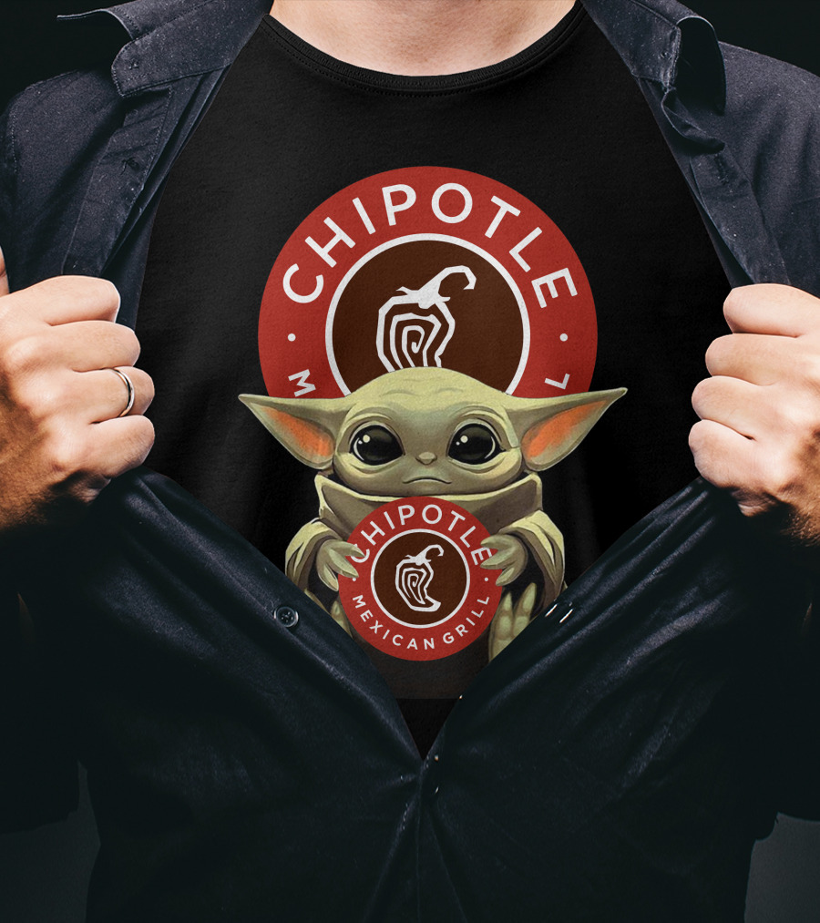 Chipotle Mexican Grill Baby Yoda T-Shirt