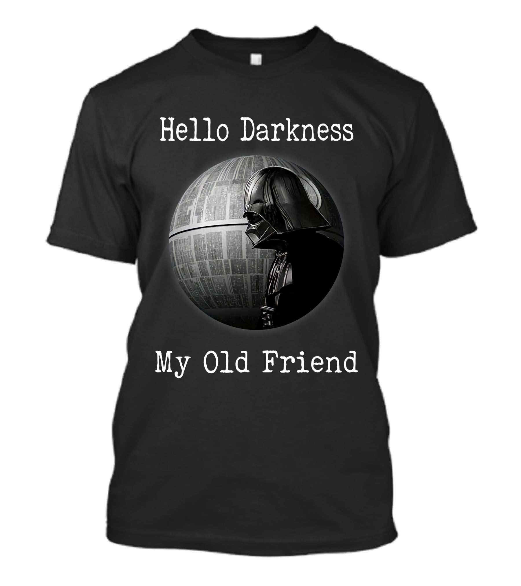 Hello Darkness My Old Friend Stars War ZN 184 T-Shirt