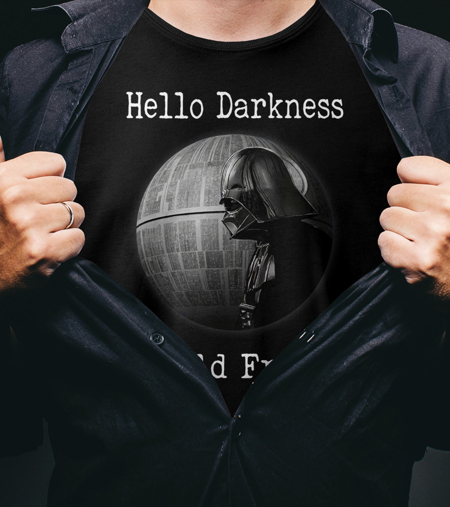 Hello Darkness My Old Friend Stars War ZN 184 T-Shirt