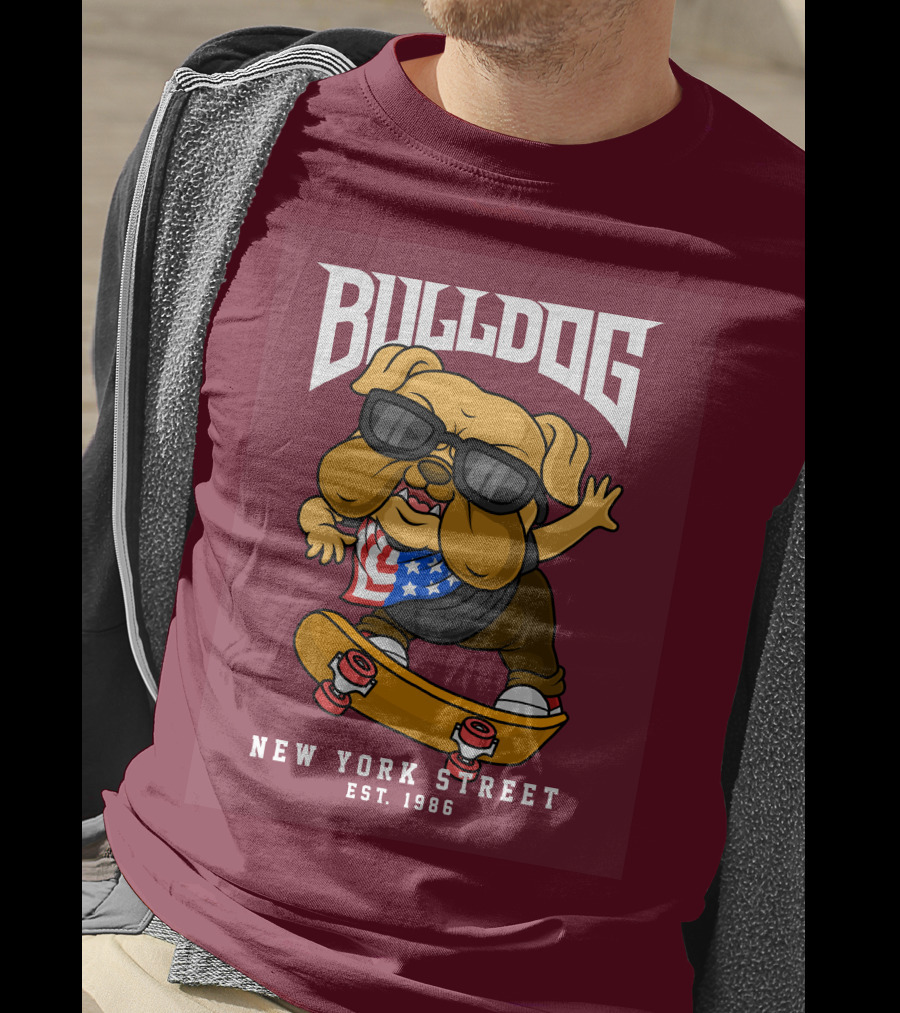 Bulldog New York Street Est. 1986 T-Shirt