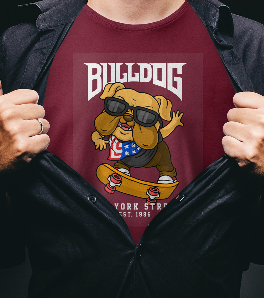 Bulldog New York Street Est. 1986 T-Shirt