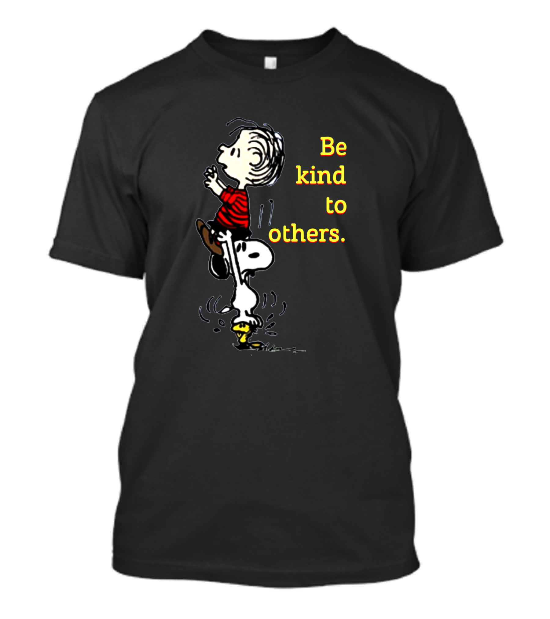 Be Kind To Others Snoopy And Linus Charlie Brown Peanuts Cartoon Image T-Shirt
