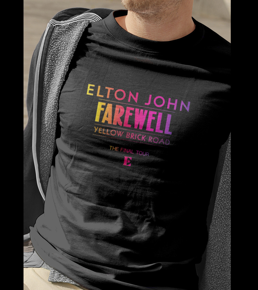 Elton John Farewell Yellow Brick Road Final Tour T-Shirt