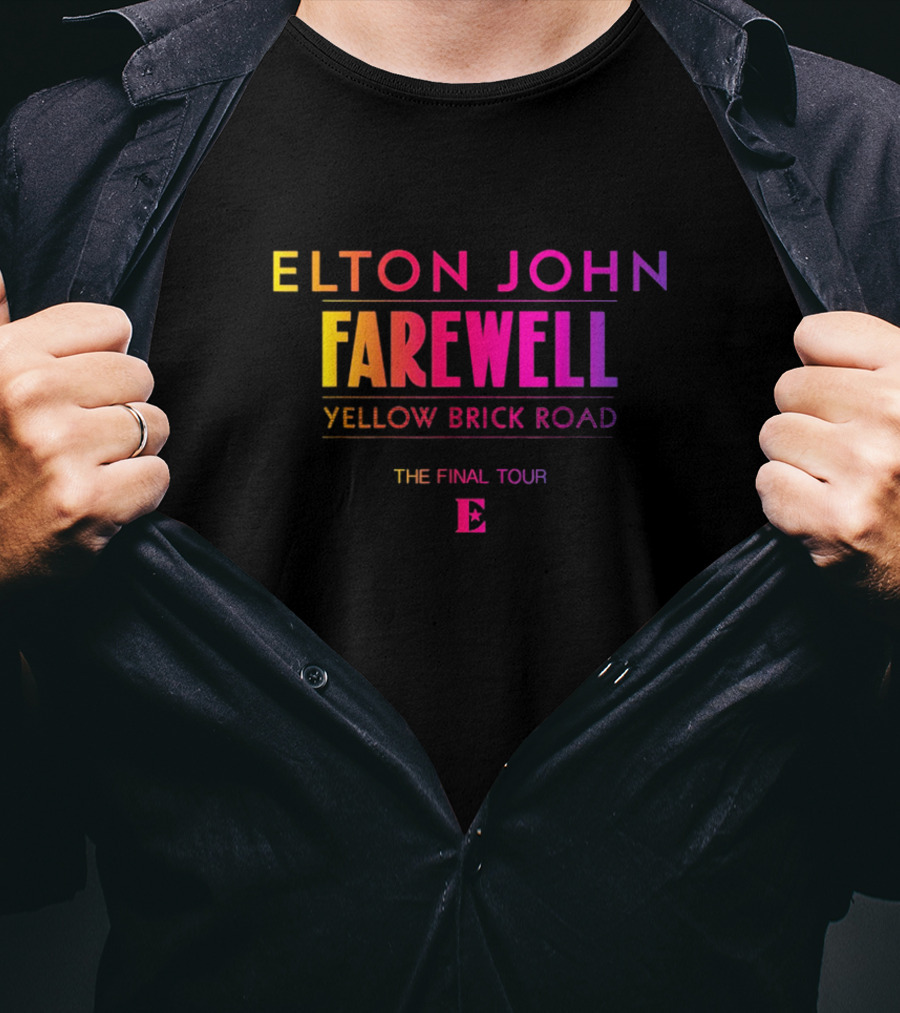 Elton John Farewell Yellow Brick Road Final Tour T-Shirt
