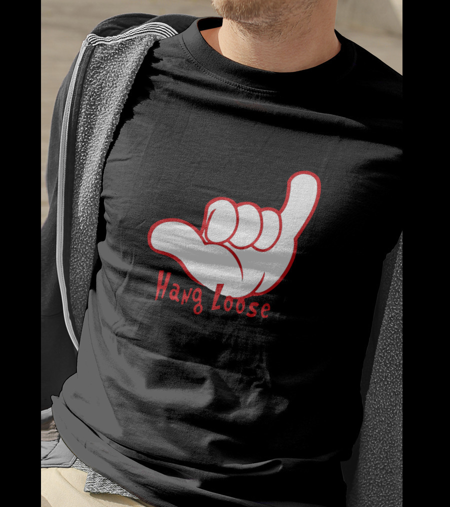 Hang Loose Shaka Hand Gesture Beach Vibes T-Shirt