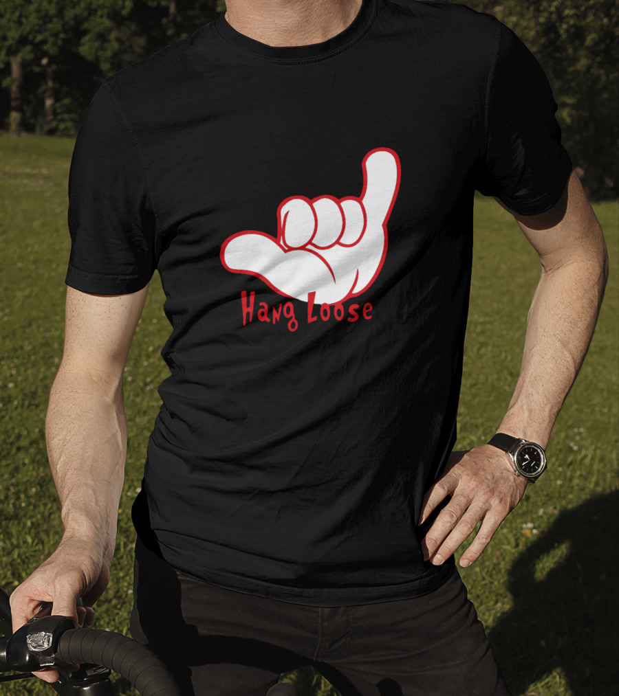Hang Loose Shaka Hand Gesture Beach Vibes T-Shirt