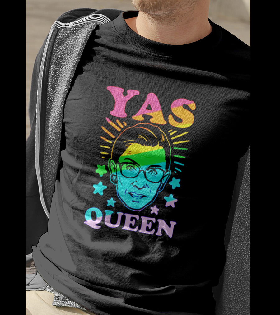 Yas Queen Rbg Rainbow Stars T-Shirt