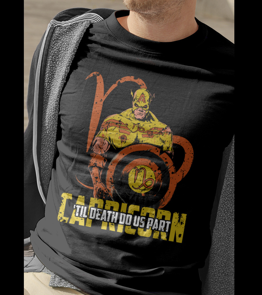 Capricorn Marvel 'Til Death Do Us Part Captain Zodiac Zombie T-Shirt