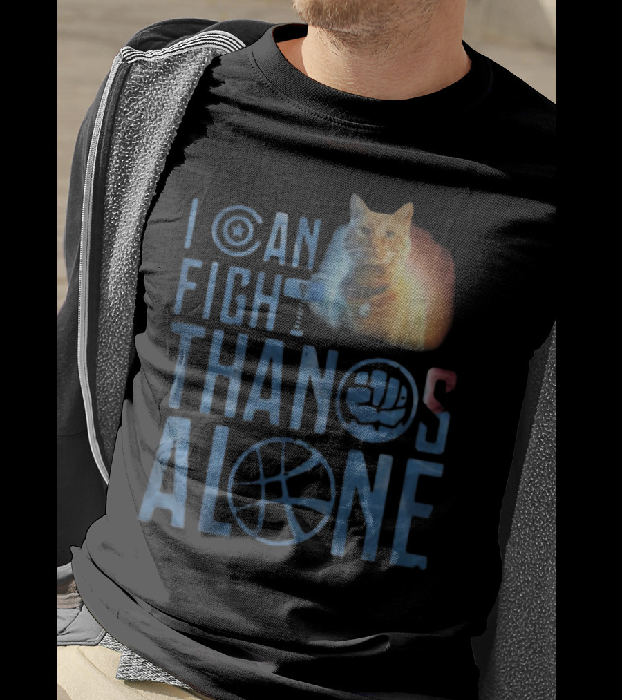 Cat Goose Empowered By Avengers To Defeat Thanos Independently T-Shirt