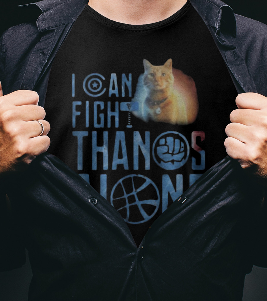 Cat Goose Empowered By Avengers To Defeat Thanos Independently T-Shirt