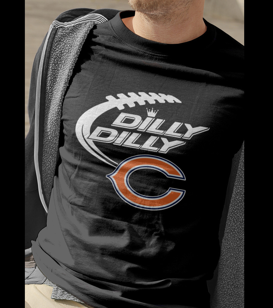 Chicago Bears Dilly Dilly Bud Light Football Fans T-Shirt