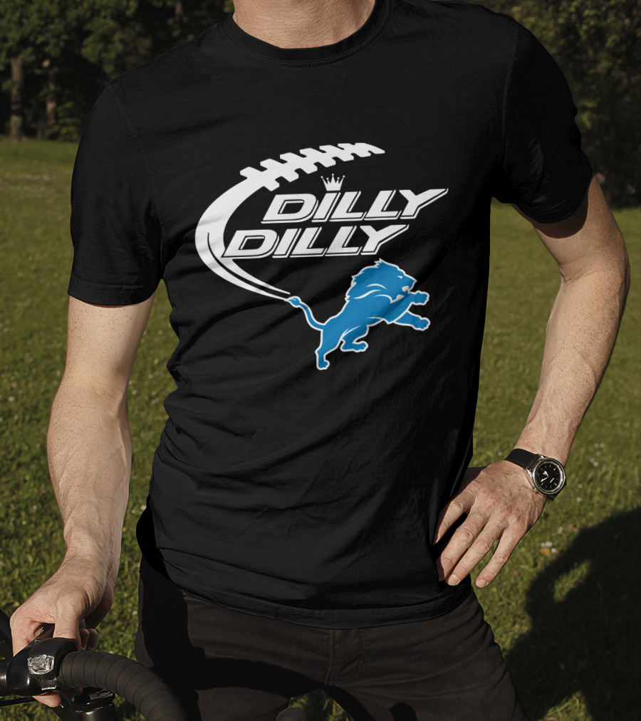 Detroit Lions Dilly Dilly Bud Light Football Lions T-Shirt