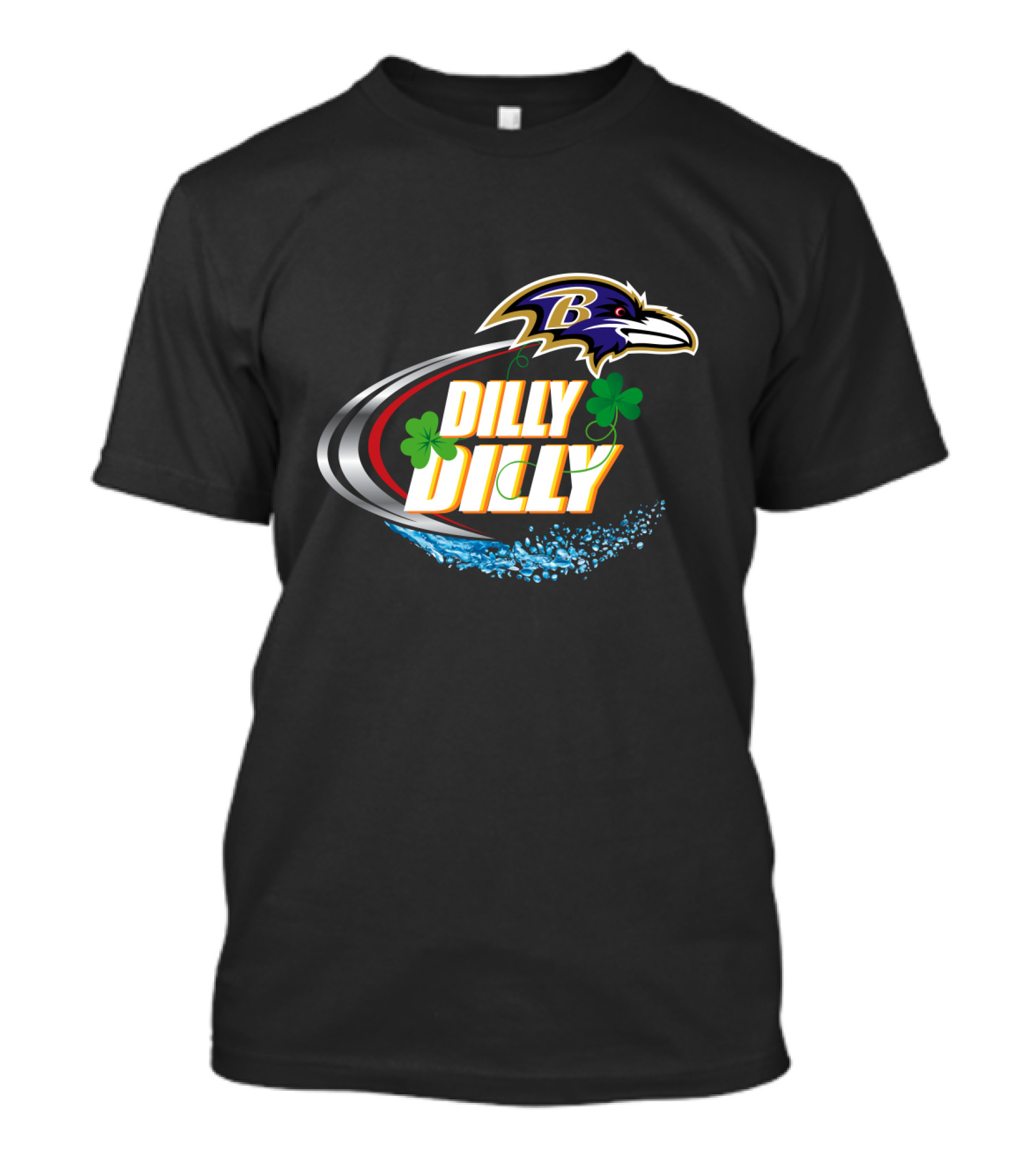 Dilly Dilly Baltimore Ravens Shamrock T-Shirt