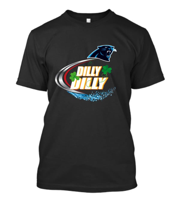Dilly Dilly Carolina Panthers Shamrock Curve T-Shirt