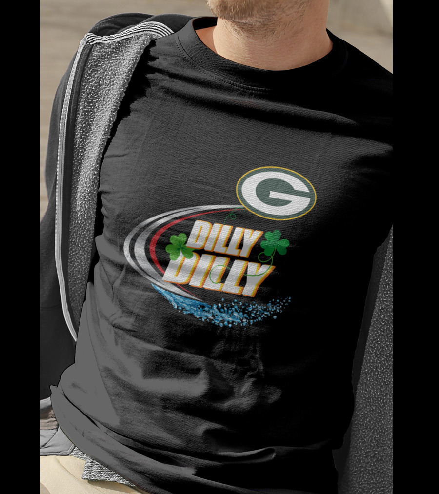 Green Bay Packers Dilly Dilly Clover Splash T-Shirt