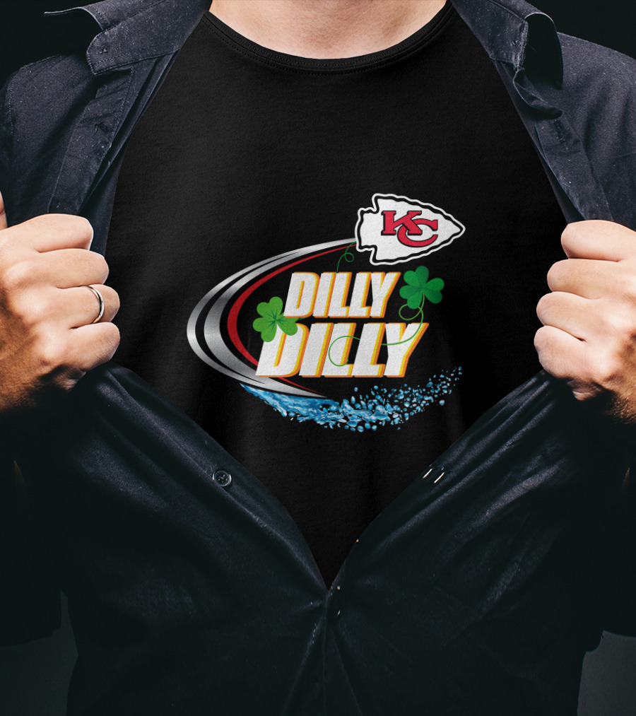 Dilly Dilly Kansas City Chiefs Shamrock T-Shirt