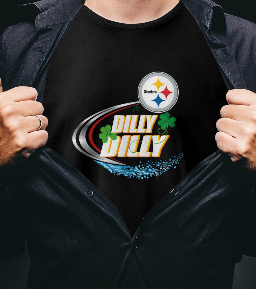 Dilly Dilly Pittsburgh Steelers Clover T-Shirt