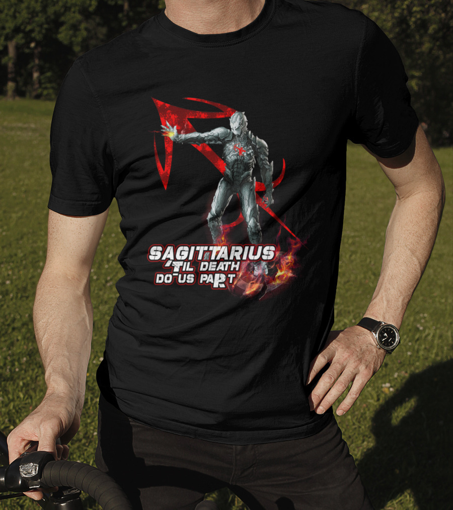 Sagittarius 'Til Death Do Us Part Iron Man Marvel Fans T-Shirt