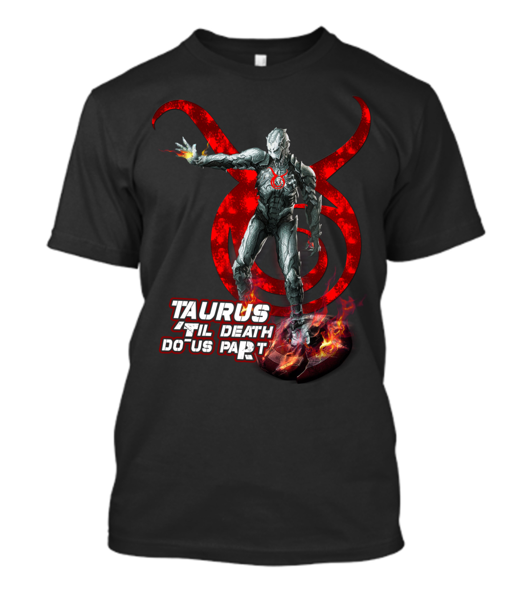 Taurus Until Death Do Us Part Red Symbol Iconic Character Marvel Fans T-Shirt