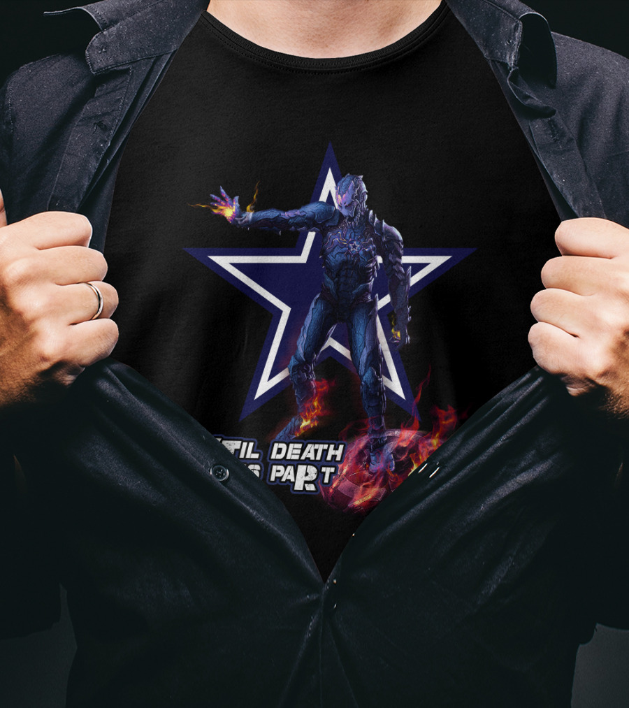 Ironman Dallas Cowboys Nfl 'Til Death Do Us Part T-Shirt