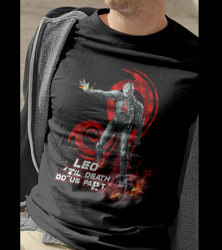 Leo 'Til Death Do Us Part Ironman Marvel Fans Heroic T-Shirt
