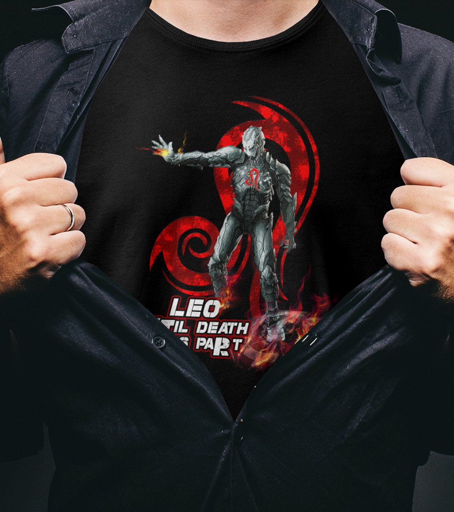 Leo 'Til Death Do Us Part Ironman Marvel Fans Heroic T-Shirt