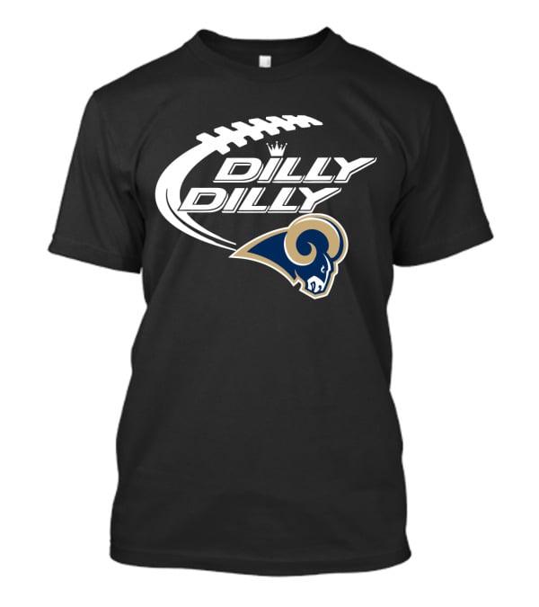 Los Angeles Rams Dilly Dilly Bud Light Football T-Shirt