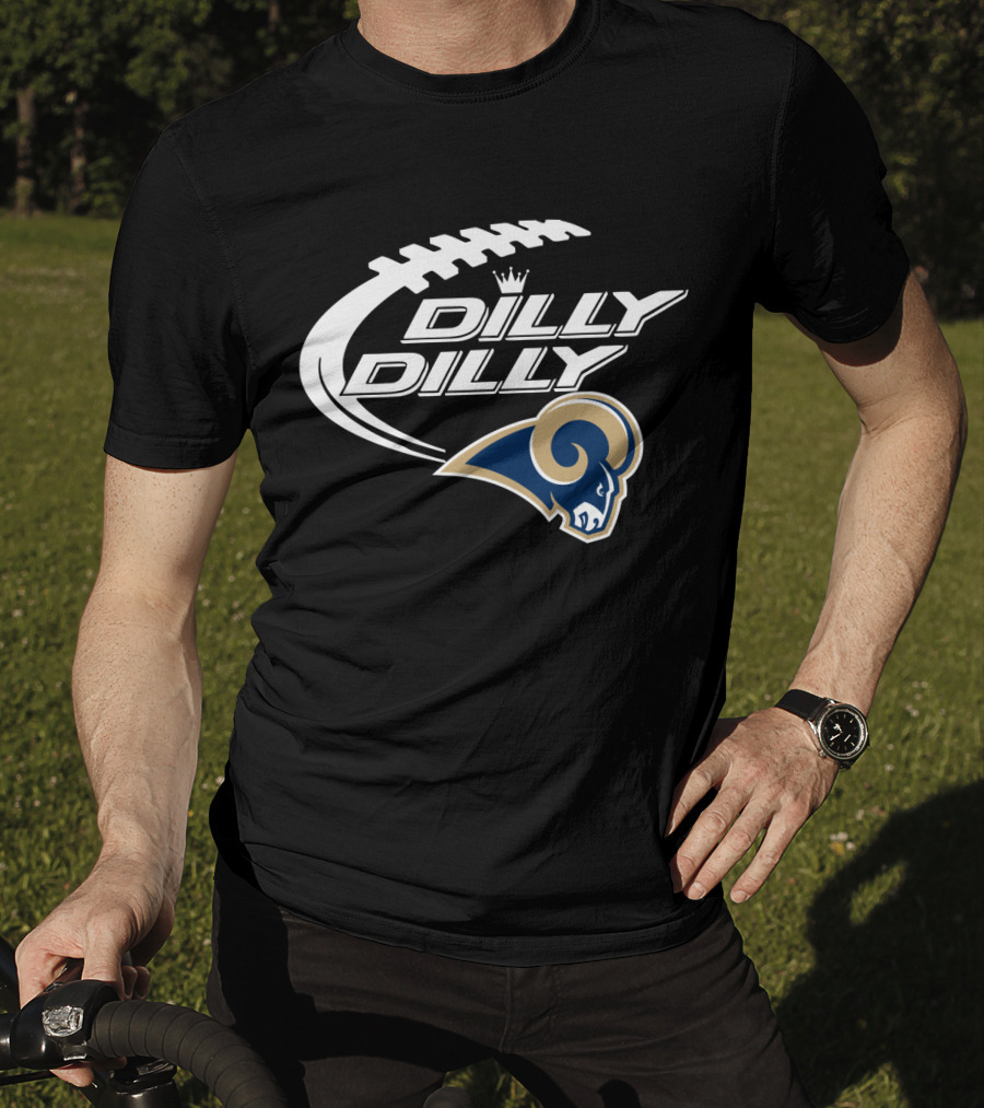 Los Angeles Rams Dilly Dilly Bud Light Football T-Shirt