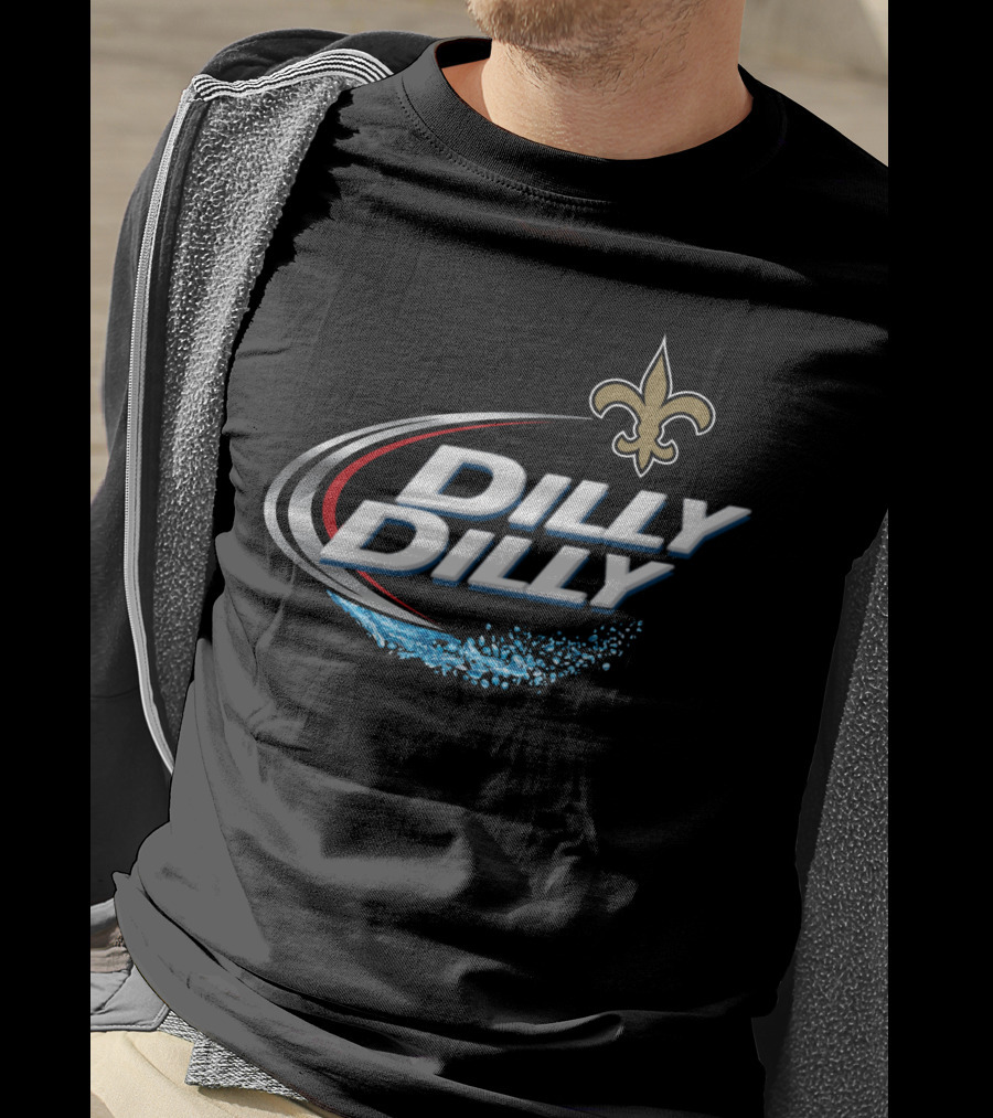New Orleans Saints Nfl Fan Dilly Dilly Fleur-De-Lis T-Shirt