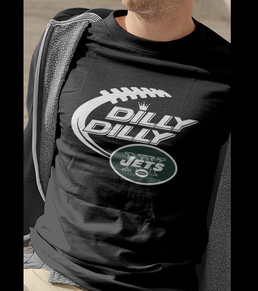 New York Jets Dilly Dilly Bud Light Football Theme T-Shirt