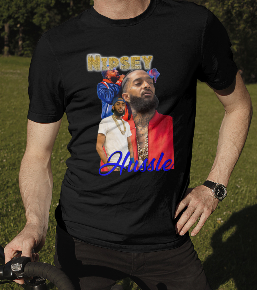 Nipsey Hussle Retro Rap Legends Iconic Collage T-Shirt