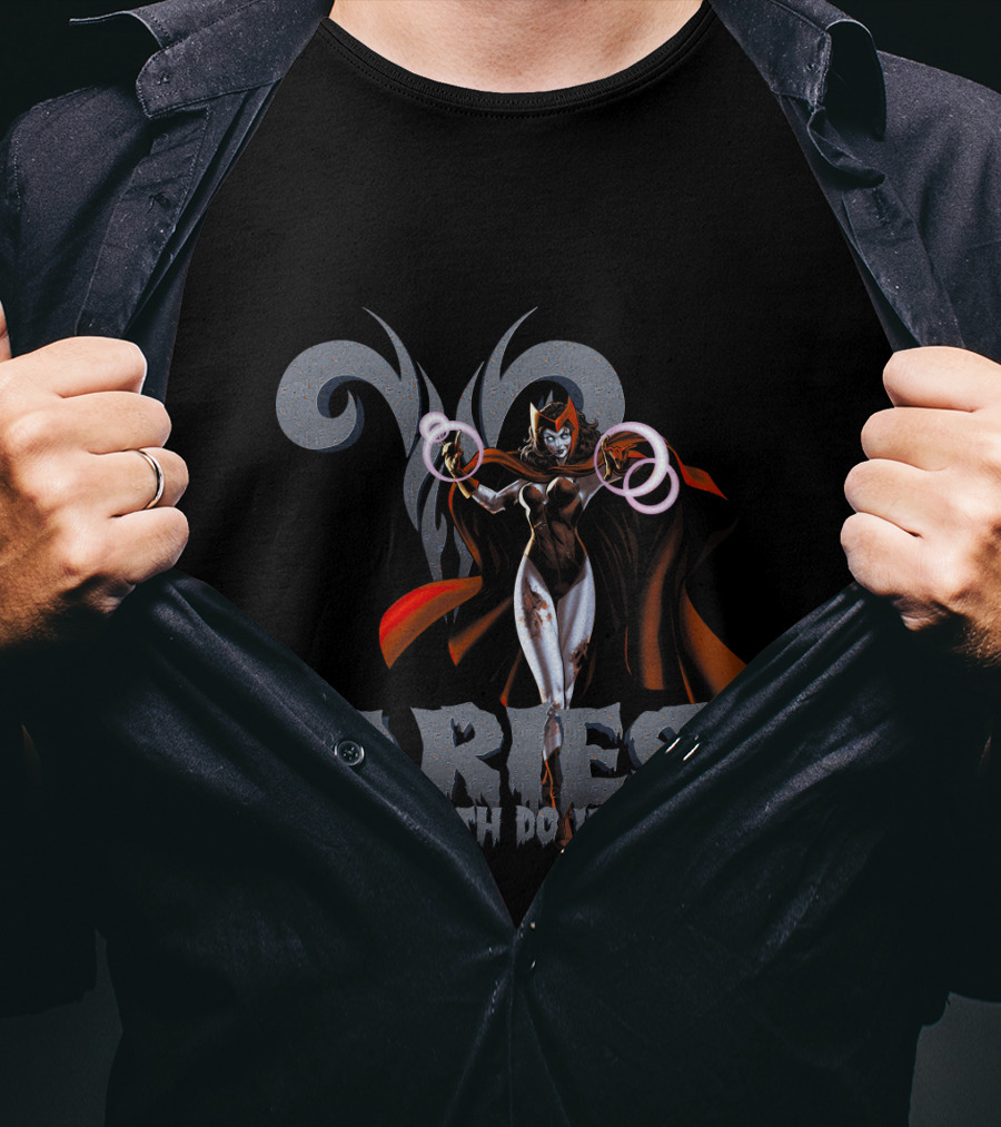 Scarlet Witch Aries Til Death Do Us Part Marvel Fans T-Shirt