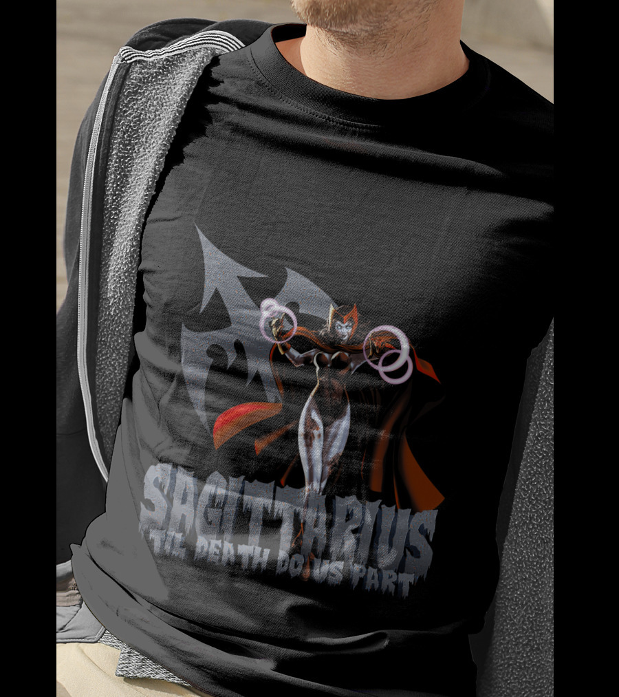 Sagittarius Til Death Do Us Part Scarlet Witch Marvel Fans T-Shirt