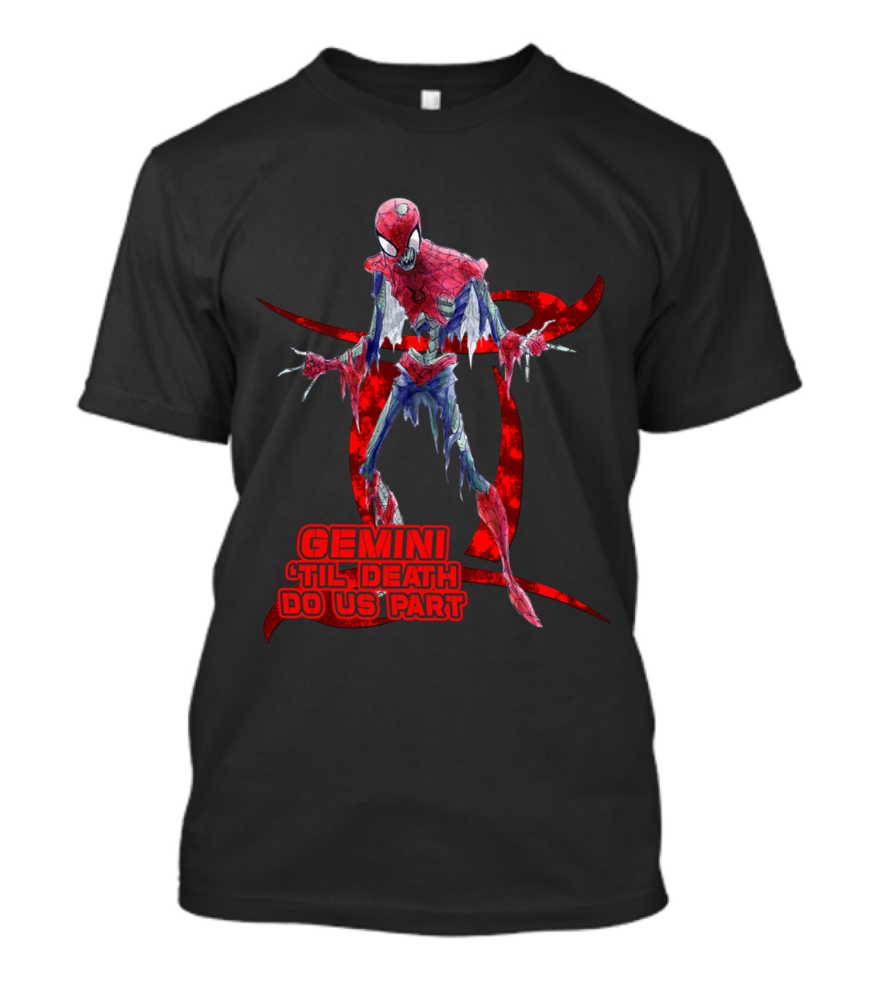 Gemini 'Til Death Do Us Part Spide Marvel Fans T-Shirt