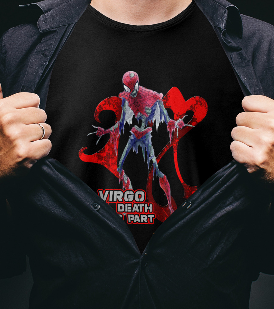 Virgo 'Til Death Do Us Part Marvel Spider Fans T-Shirt