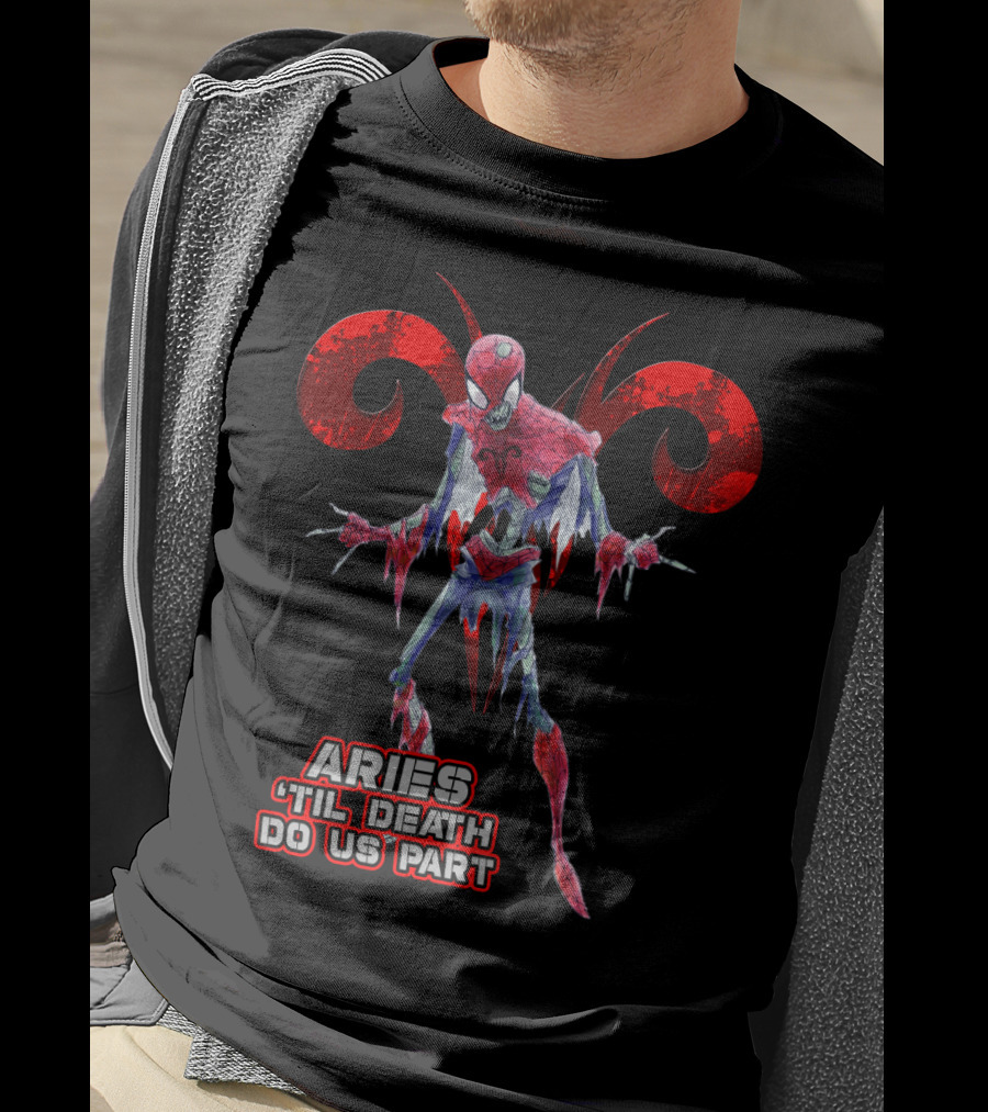 Spiders Aries 'Til Death Do Us Part Marvel Fans T-Shirt