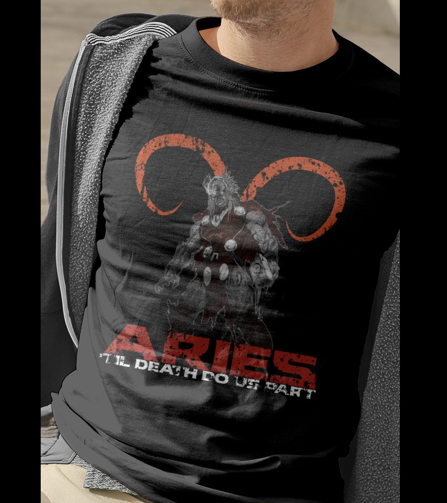 Aries 'Til Death Do Us Part Thor Zombie Marvel T-Shirt