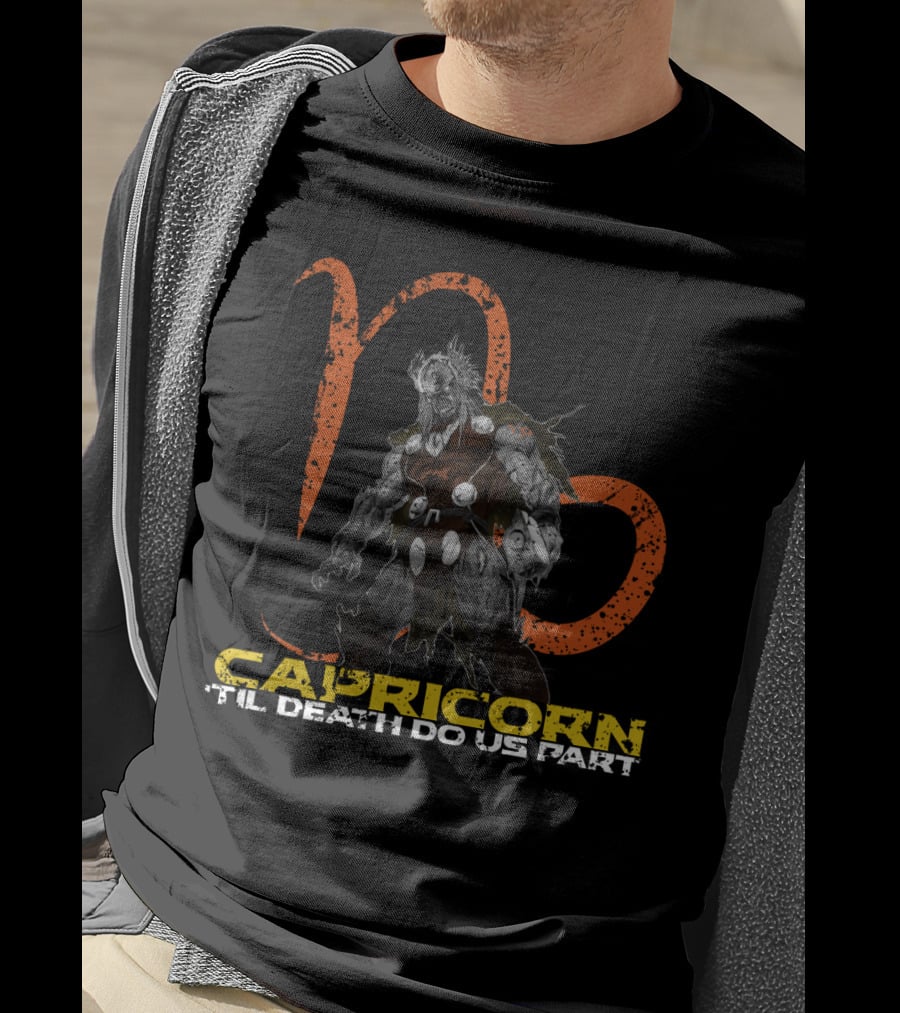 Marvel Zombie Thor Capricorn 'Til Death Do Us Part T-Shirt