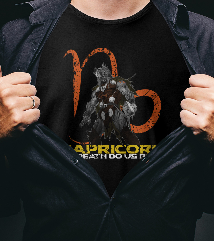 Marvel Zombie Thor Capricorn 'Til Death Do Us Part T-Shirt