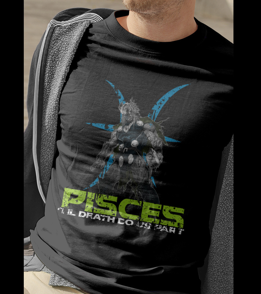 Marvel Thor Zombie Pisces Til Death Do Us Part T-Shirt